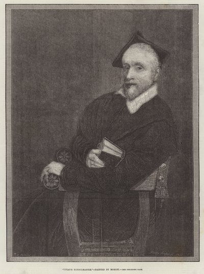 ティツィアーノの校長 作： Giovanni Battista Moroni
